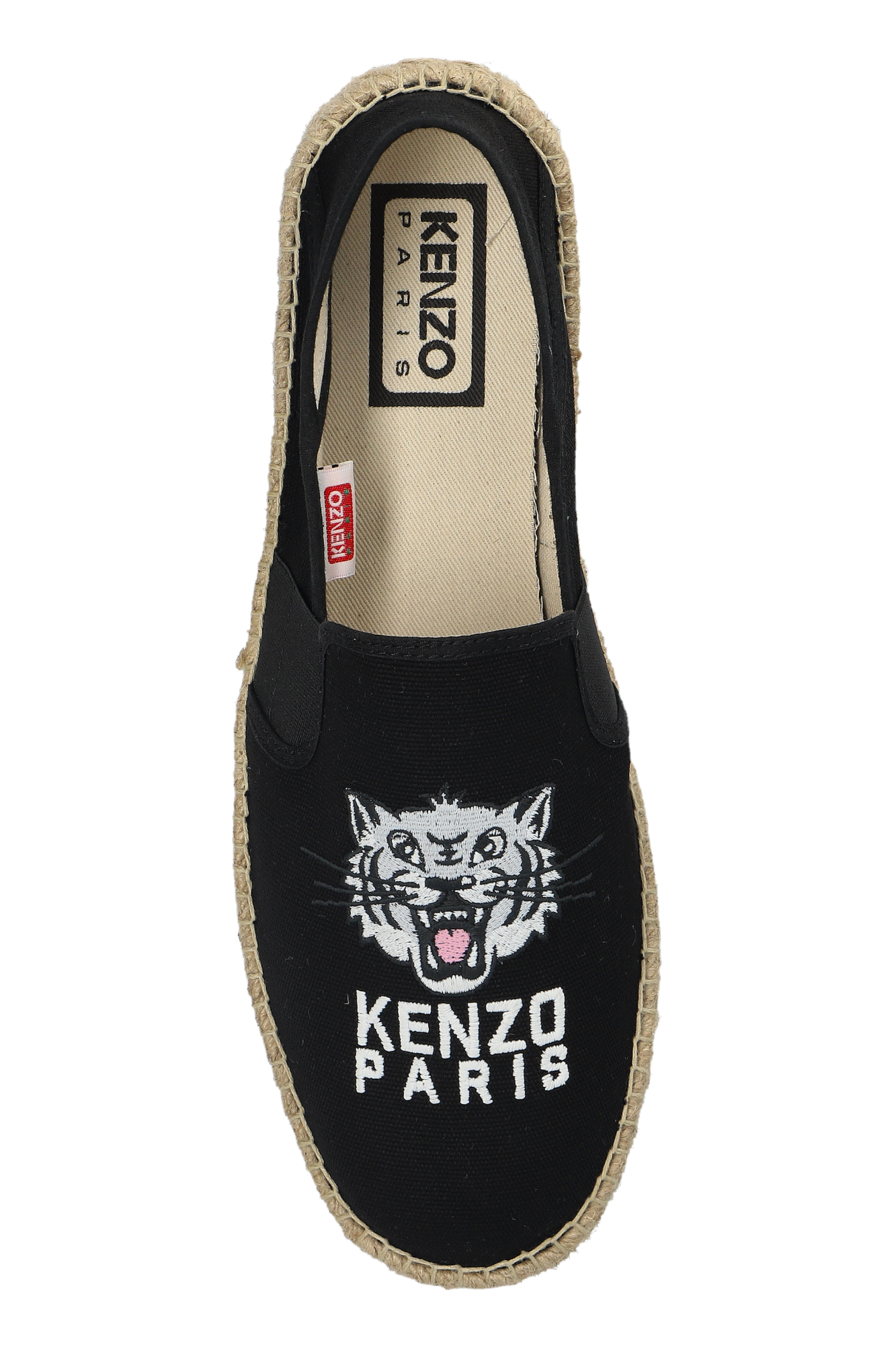 Black Espadrilles with logo Kenzo Vitkac Canada